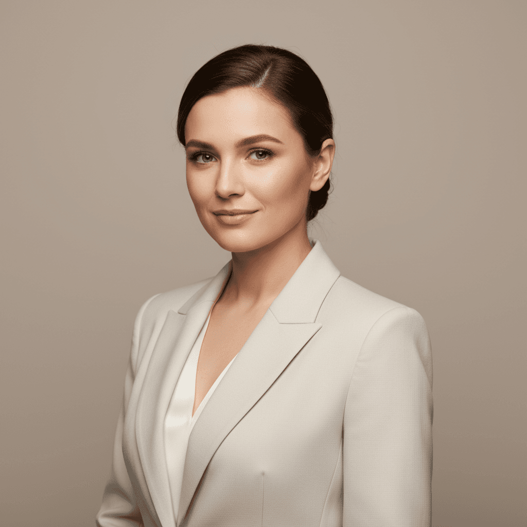 Professional woman in a tailored suit
