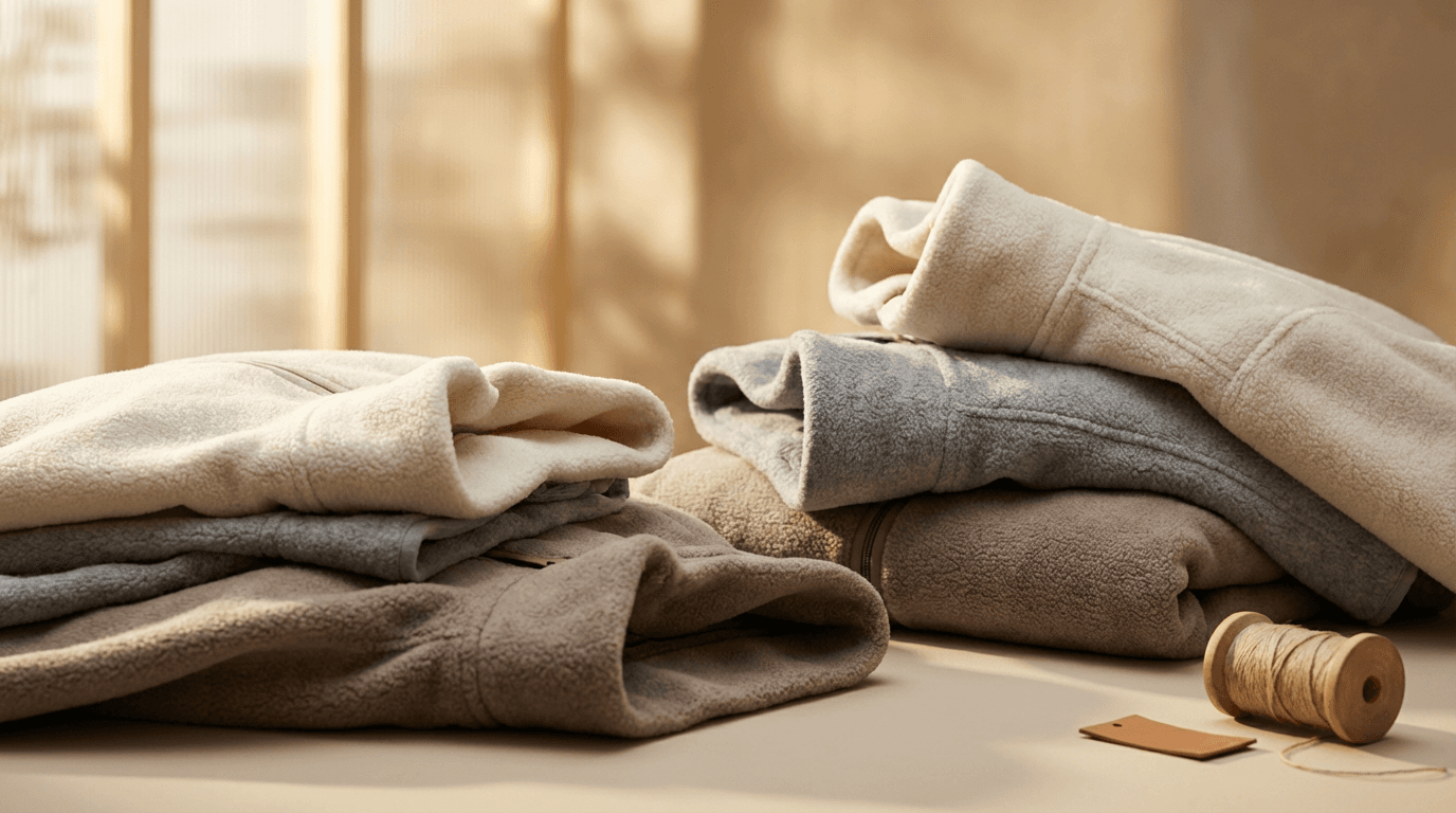 Soft fabric in muted tones